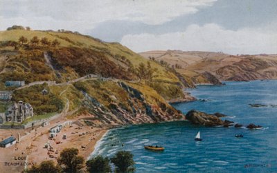 Looe, strand en kust door Alfred Robert Quinton